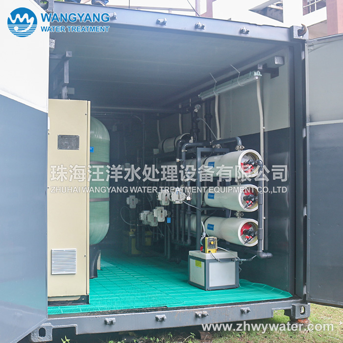 144TPD Container Type Reverse Osmosis Seawater Desalination Equipment