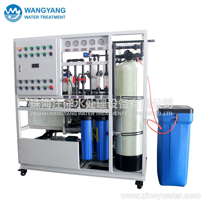 Fully automatic softening water treatment