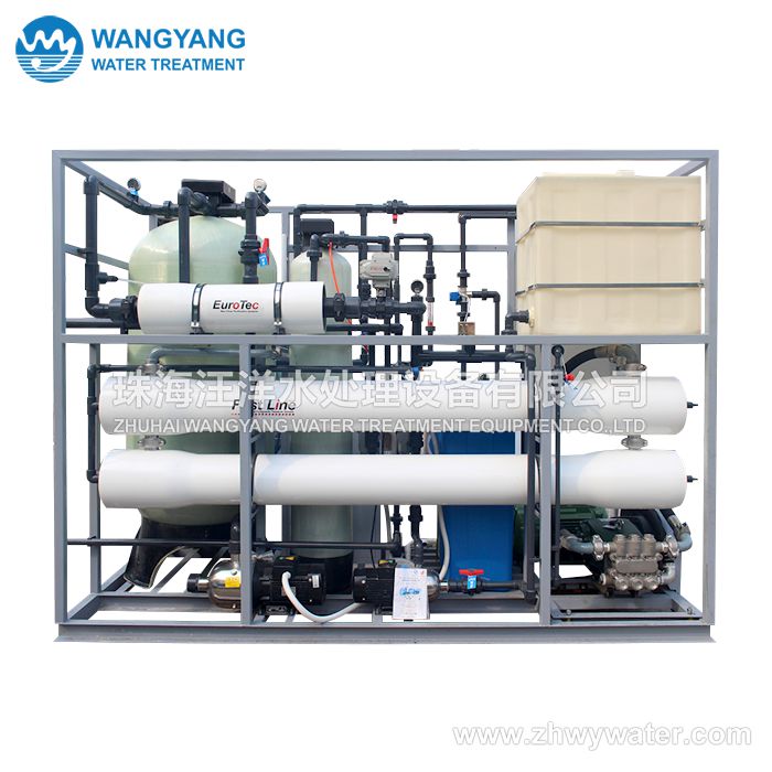 48TPD Seawater Desalination Equipment with soften system