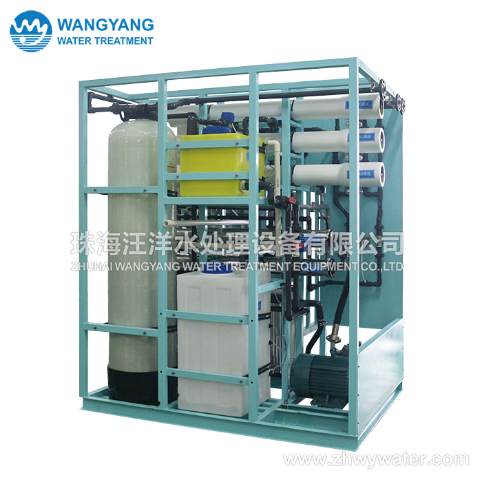 10TPD Two Stage RO Seawater Desalination Equipment for ship