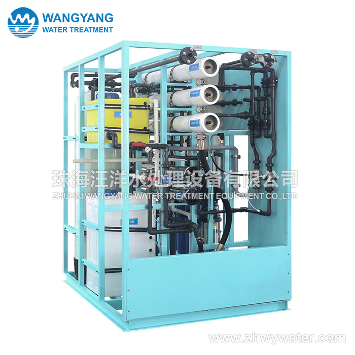 10TPD Two Stage RO Seawater Desalination Equipment for ship