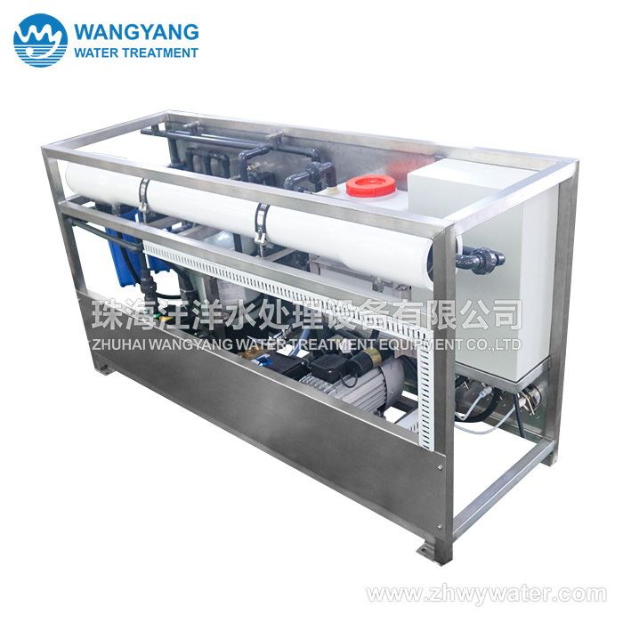 3TPD Horizontal Seawater Desalination Equipment for yachts