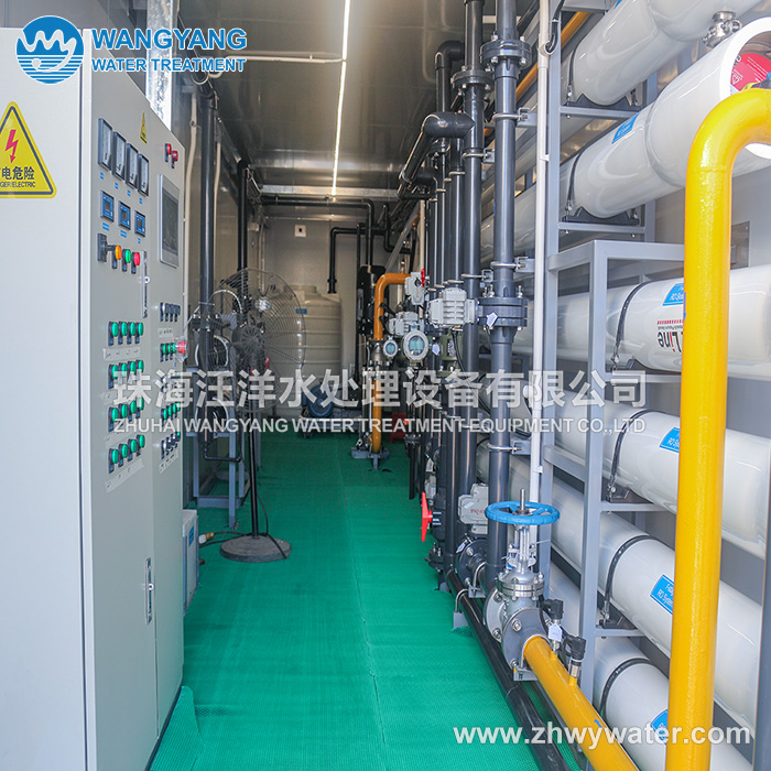 500TPD Container RO Brackish Water Desalination Treatment System
